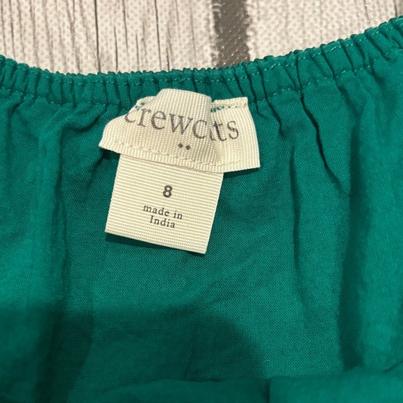 Crewcuts Vibrant Green girls size 8 satin bubble hem dress - Picture 2 of 4
